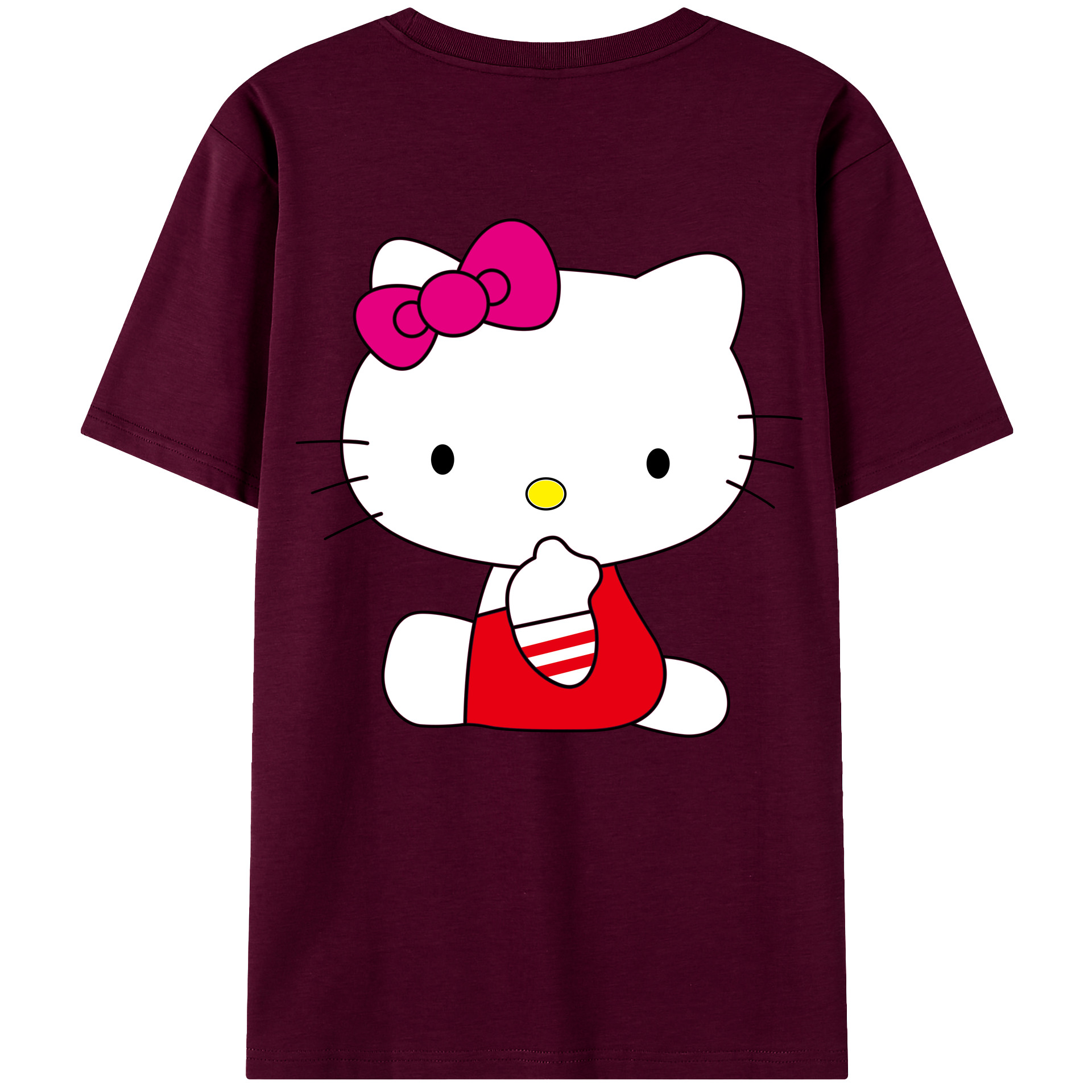 （画像用） Hello Kitty ハローキティ レディース半袖Tシャツ(バックプリント)